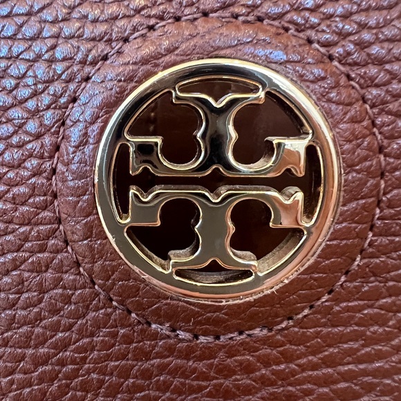 NWOT- Tory Burch Junction Boots- Brown Pebbled Leather - size 8.5M - Picture 7 of 16